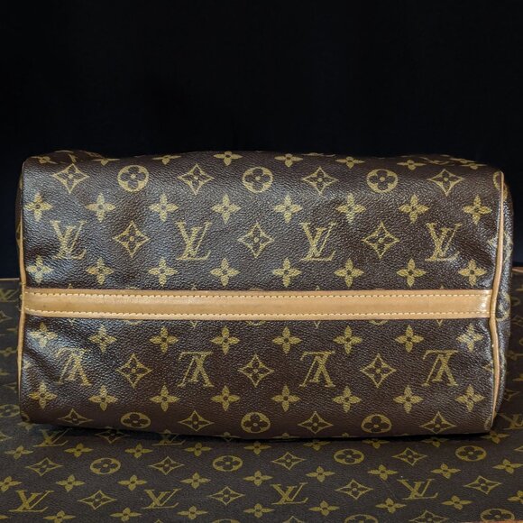 1970s LOUIS VUITTON Speedy 30 The French Company - Vintage LV Bag - Picture 8 of 16